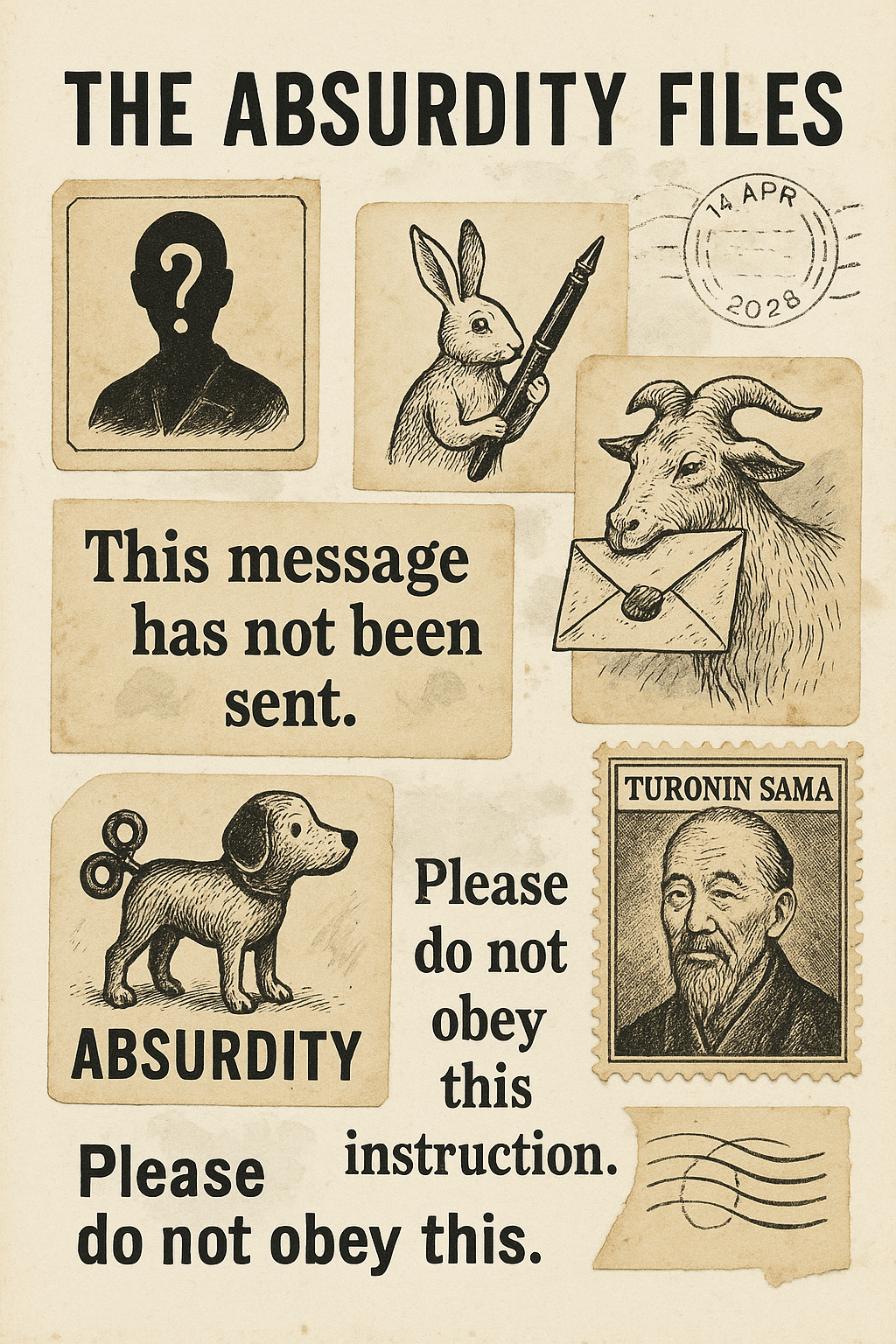 The Absurdity Files sticker set